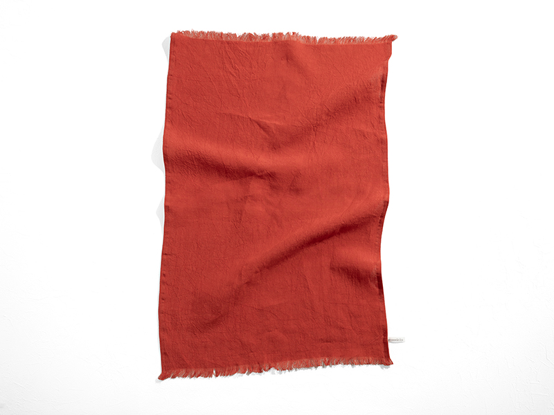 食器拭きに最適なカラーリネンのディッシュタオル